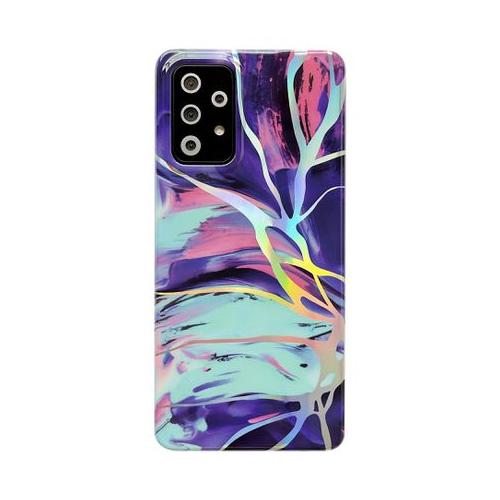 Colorful Laser Marble Design Phone Cover for Samsung A33