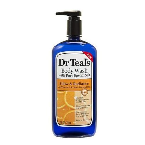 Dr Teal's Body Wash-Glow & Radiance with Vitamin C & Citrus,