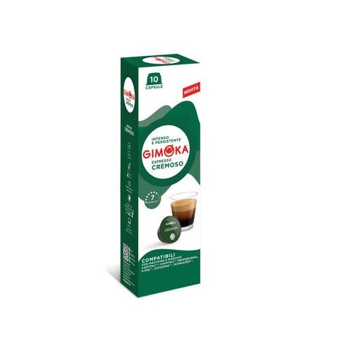 Gimoka Cremoso - 10 Caffitaly & K-fee Compatible Coffee capsules