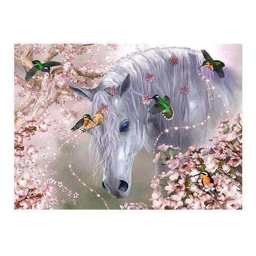 Easy Craft Diamond Painting DIY Kit, 55x40cm- Magical Horses
