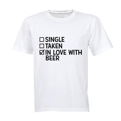 In Love With BEER - Valentine - Adults - T-Shirt