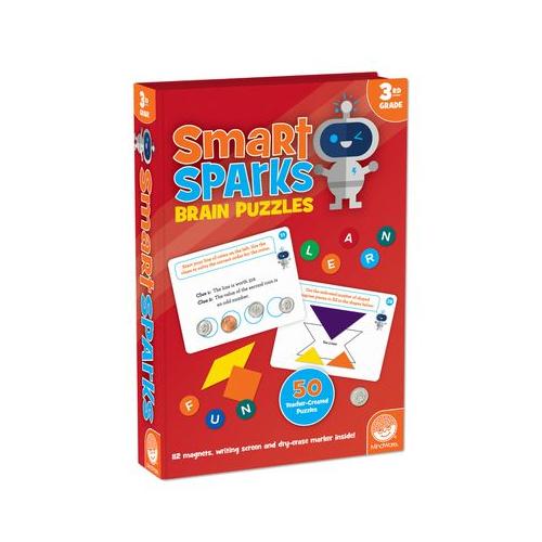 Mindware Smart Sparks Brain Builder Puzzles Grade 3