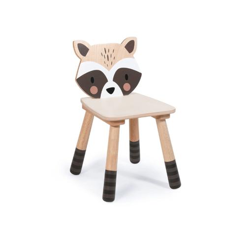 Tender Leaf Wooden Forest Racoon Chair