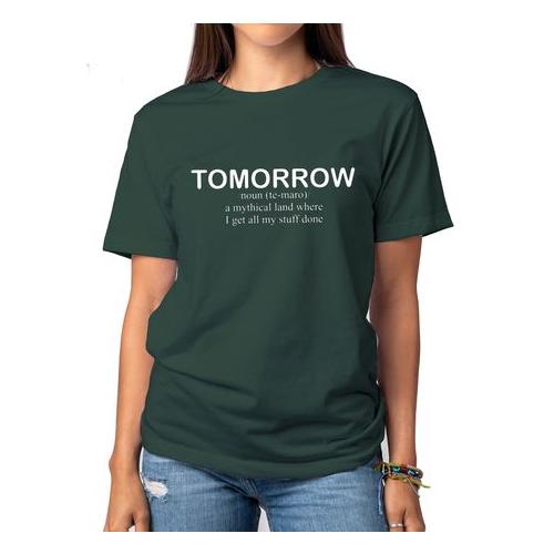 PepperSt - Boyfriend T-Shirt - Tomorrow - Bottle Green
