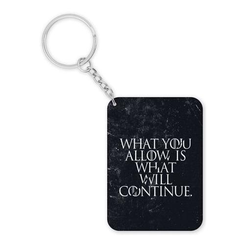What You Allow Birthday Christmas Game Of Thrones Gift Keyring