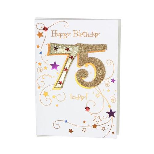 Happy 75th Birthday card