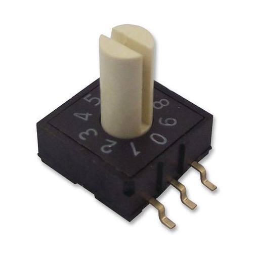 Multicomp Pro (MCRM2HAF-10R-V-B) Rotary Coded Switch, Surface Mount, 25 mA