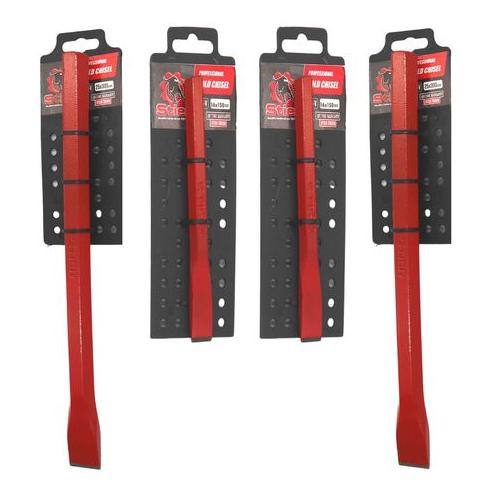 Stier 16X150mm & 25x300mm High Quality Professional Cold Chisel - 4 Pack