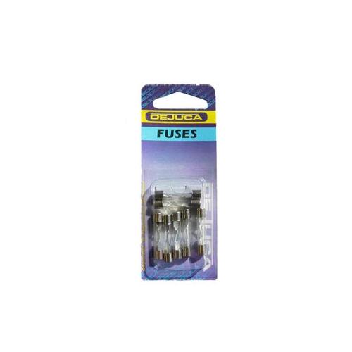 Dejuca - Fuse - Clear - Glass - 7 X 30mm - 20amp - 7/Card - 6 Pack