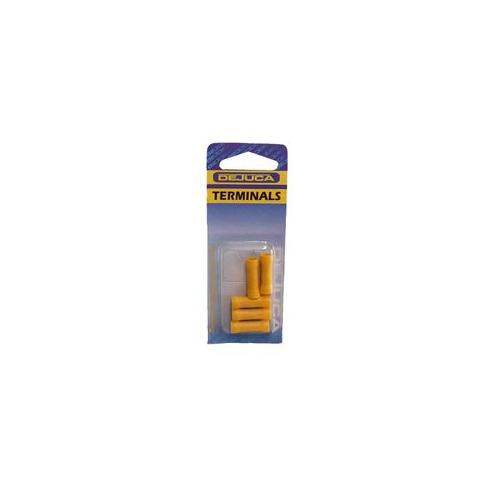 Dejuca - Terminal - Yellow - Butt - Connect - 4.0-6.0mm - Wire - 10 Pack