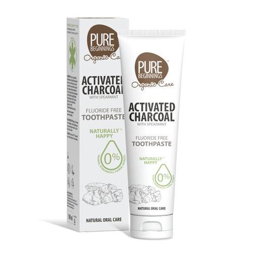 Pure Beginnings Activated Charcoal Toothpaste