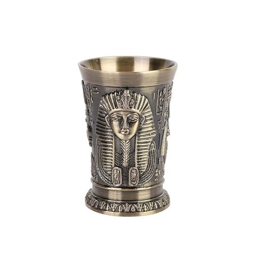Metal Egyptian Wine Goblet Wine Cup Mini Vintage Wine Cup Shot Glass