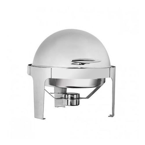 Roll Top Chafing Dish Round - Stainless steel