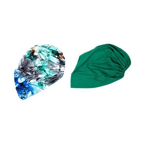 Under Caps - Green Marble and Green - 2 Pack