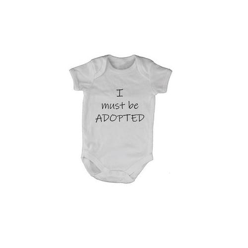I must be Adopted Baby Grow - White