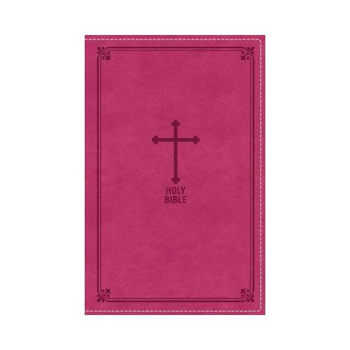 NKJV, Deluxe Gift Bible, Leathersoft, Pink, Red Letter Edition, Comfort Print