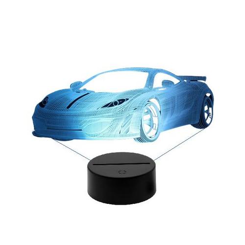 3D LED: Porsche Sports Car illusion Lamps Light|Smart Touch|Remote