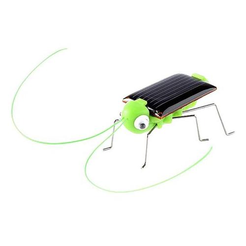 Kids Toy Solar Powered Simulation Grasshopper(6.5cm)