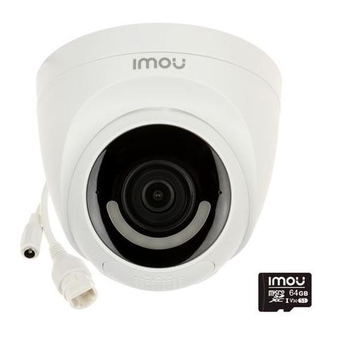 IMOU Turret 2MP Indoor & Outdoor Wi-Fi Camera + IMOU 64GB Micro SDXC Card