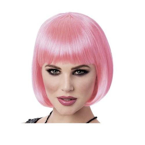 Party Cosplay Synthetic Wig in Pink