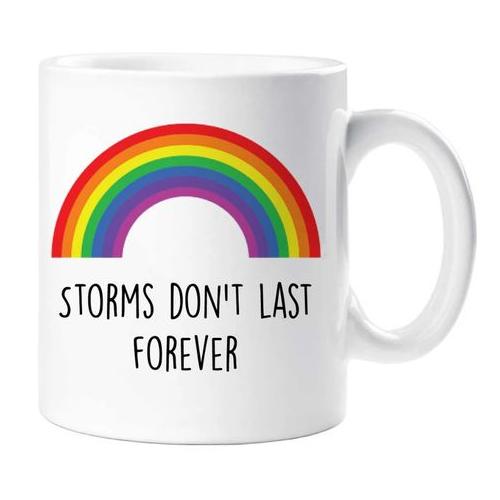Storms Don't Last Forever Inspiration Birthday Christmas Gift Coffee Mug