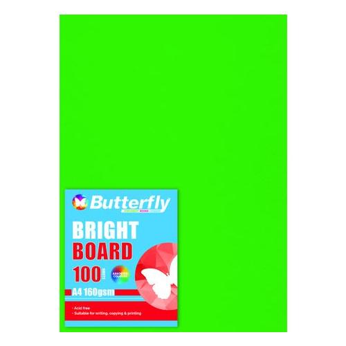 Butterfly A4 Bright Board 100s - Green