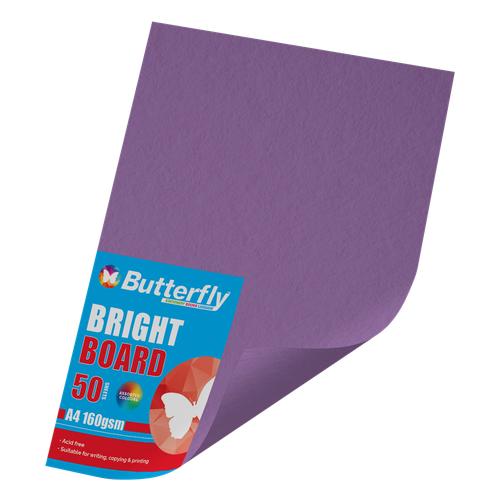 Butterfly A4 Bright Board 50s - Purple