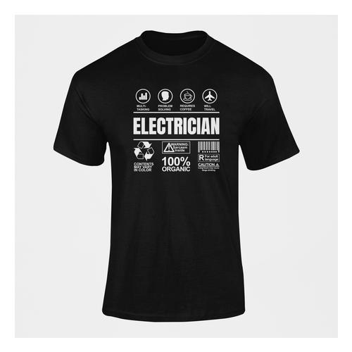 Electrician Contents Inside T-Shirt