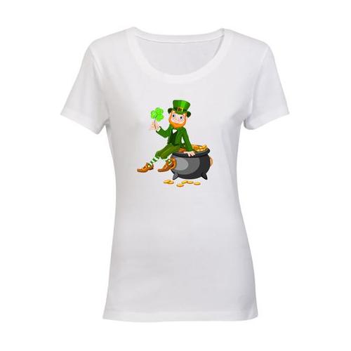 St. Patricks Leprechaun - Ladies - T-Shirt