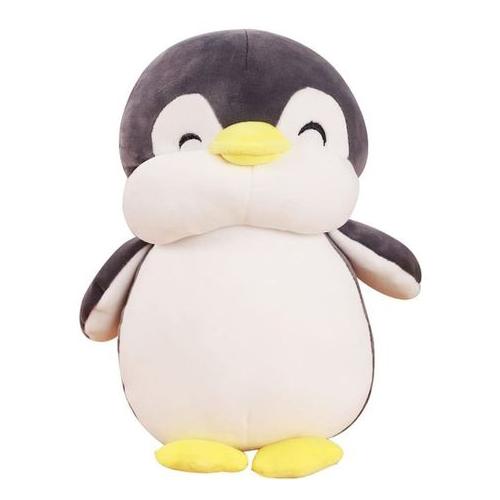 Giant Plush Super Soft Penguin Grey - 50cm