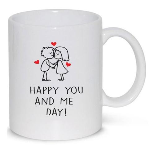 Happy You and Me Anniversary Husband Wife Boyfriend Girlfriend Gift Mug