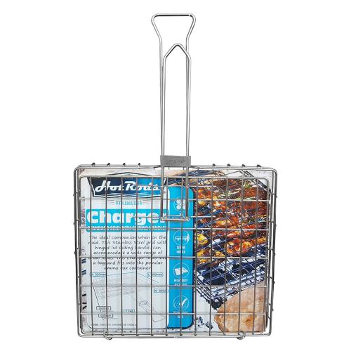 HotRods Charger Stainless Steel Braai Grid and Bag