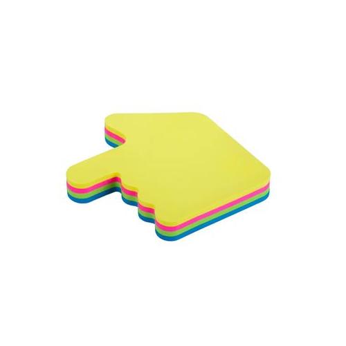 PrimeLine Pointing Finger Self Adhesive Sticky Notes x4