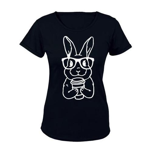 Coffee Bunny - Easter - Ladies - T-Shirt