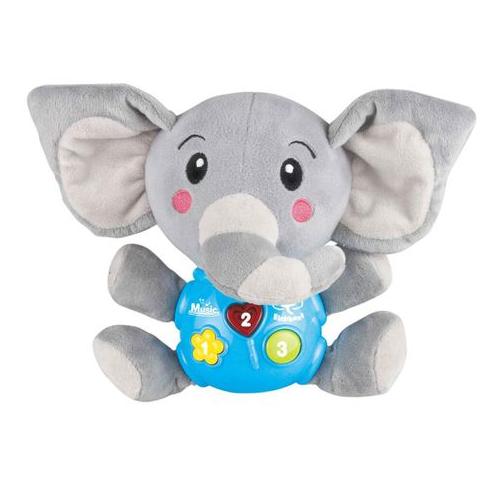 Plush Elephant Music Baby Toys Sleep Soother