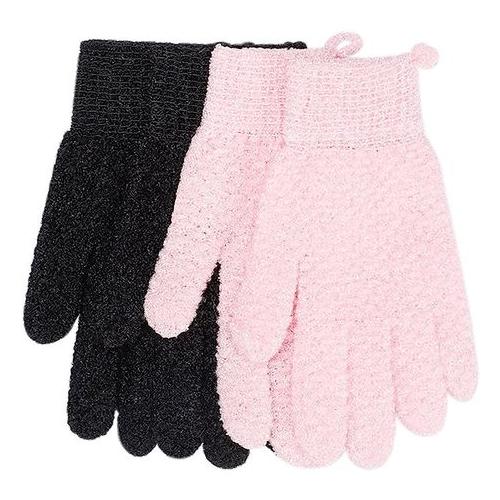 Charcoal Infused Exfoliating Gloves - Set of 2 Pairs