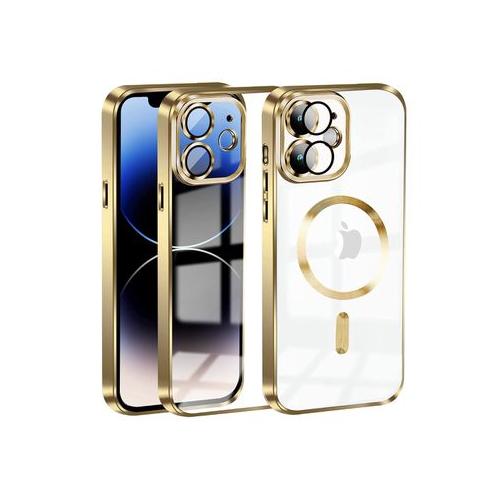Compatible with MagSafe Silicone Protective Cover for iPhone 11 - Gold