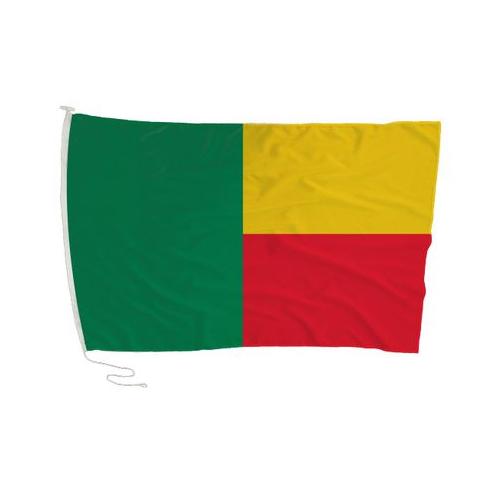 Benin Flag with Rope and Toggle - 180 x 120cm