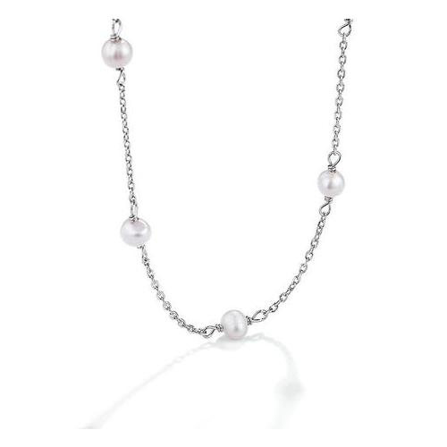 Necklaces 925 Silver Pearl Necklace Women Charm Chain