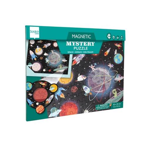 Scratch Europe 80 Piece Puzzle Space Magnetic Mystery
