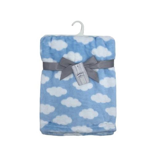 Mothers Choice Baby Blanket 100% Polyester - Clouds