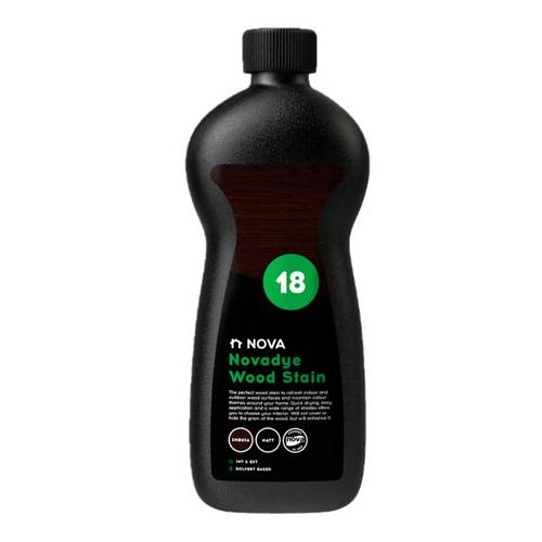 Nova 18 Novadye Imbuia Quick Drying Wood Stain 500ml