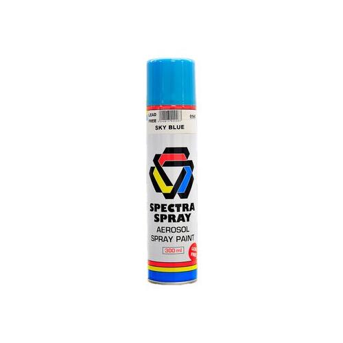 Spectra Spray - Spray Paint - 300ml - Sky Blue - 3 Pack