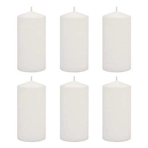 White Wax Unscented Candle