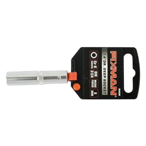 Fixman - Deep Socket - 1/4 Inch Drive - 8mm - 3 Pack