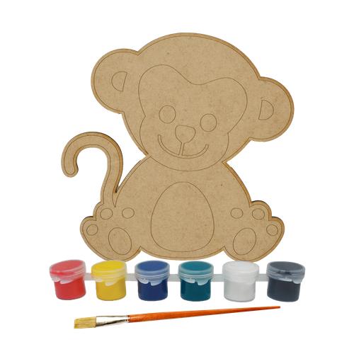 Wood Art Craft Set - Monkey