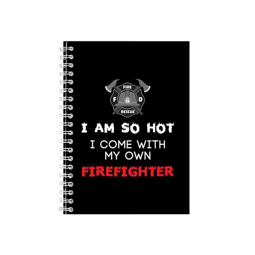 Firefighter Girlfriend Notebook - Great Gift Idea - Writing Books Notepad