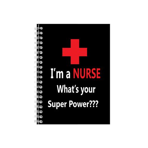 Nurse Superpower Notebook - Great Nurse Gift Idea - Writing Books Notepad