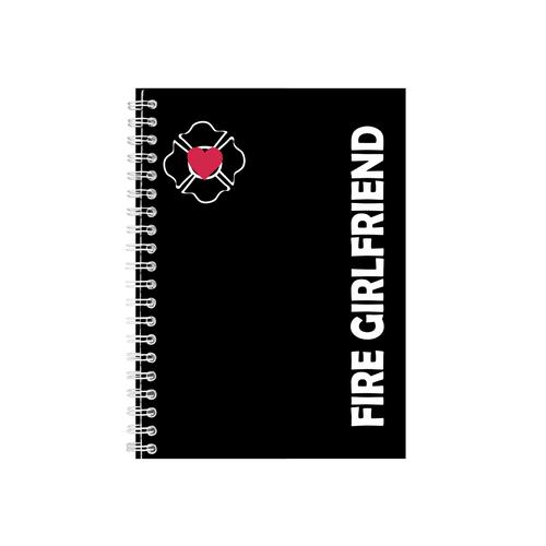 Girlfriend Notebook, Great Firefighter Gift Idea, Writing Books Notepad Pad