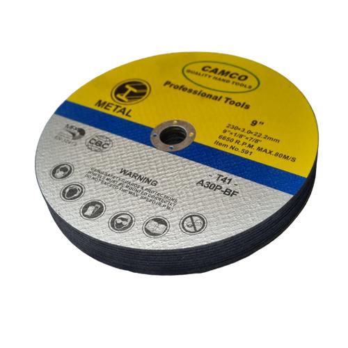 Camco Cutting Disc - Steel Standard - 230mm X 3mm X 22.2mm (Pack of 10)